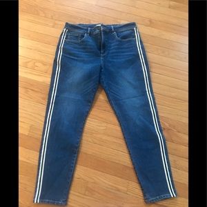 Loft jeans with stripe